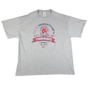 Boston Red Sox T Shirt Y2K 2007 World Series Champions Mlb